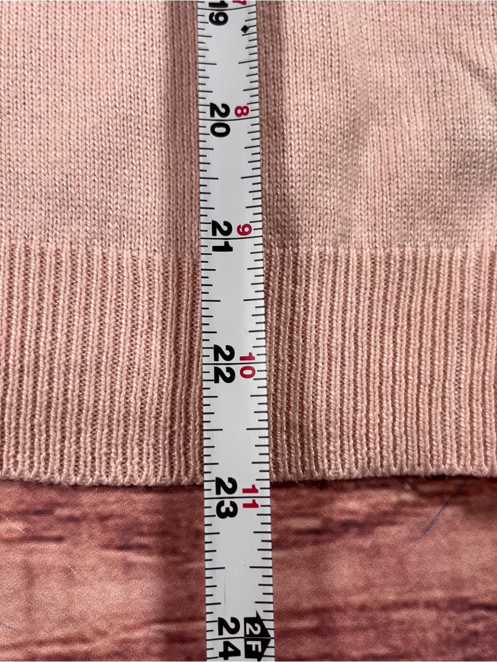 Lauren Ralph Lauren Silk Cashmere Ruffle Neck & Cuff Sweater Blush Women’s L* - Picture 6 of 7